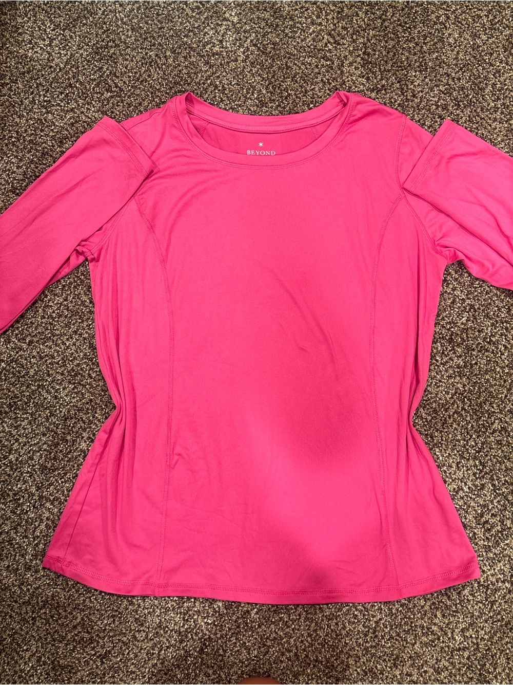 Beyond Scrubs Undershirt in Hot Pink